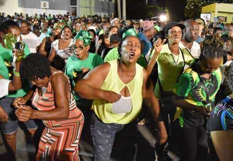 jamaican people dancing